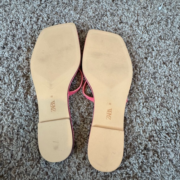 NWOT Zara Pink Sandals - Picture 2 of 4